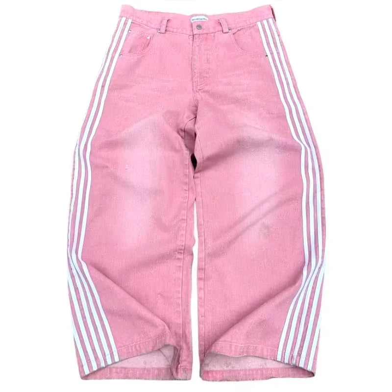 PINK 5 STRIPE JEANS