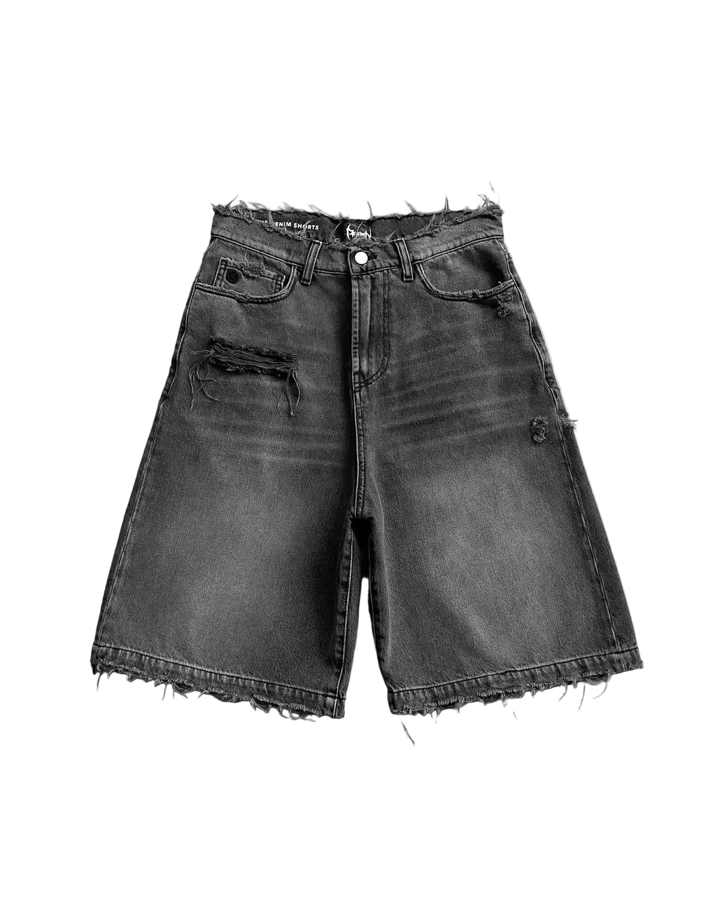 DISTRESSED JORTS