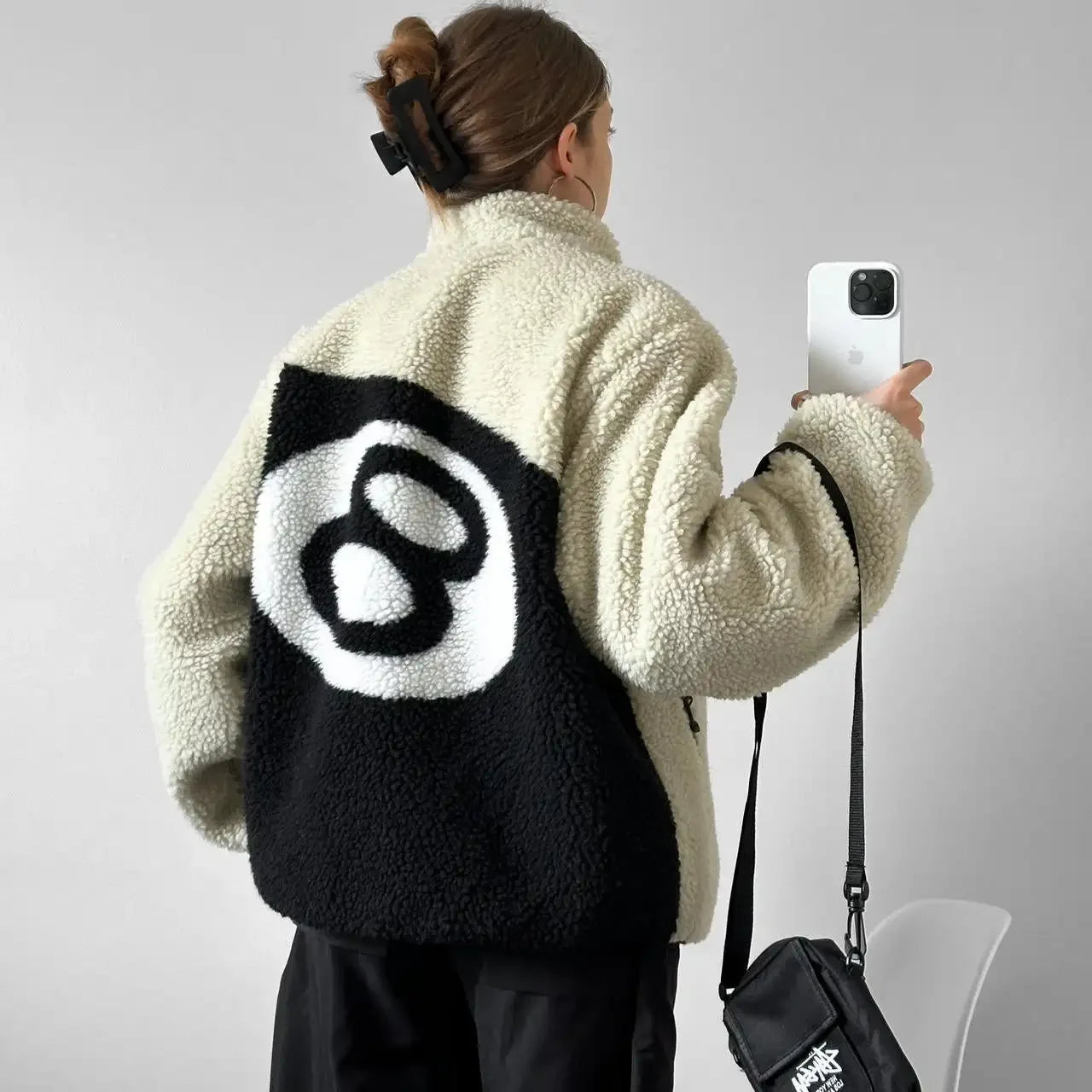 8 BALL FUR JACKET
