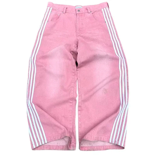 PINK 5 STRIPE JEANS