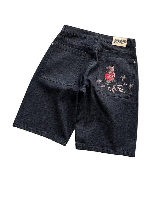 FISHING JORTS BLACK